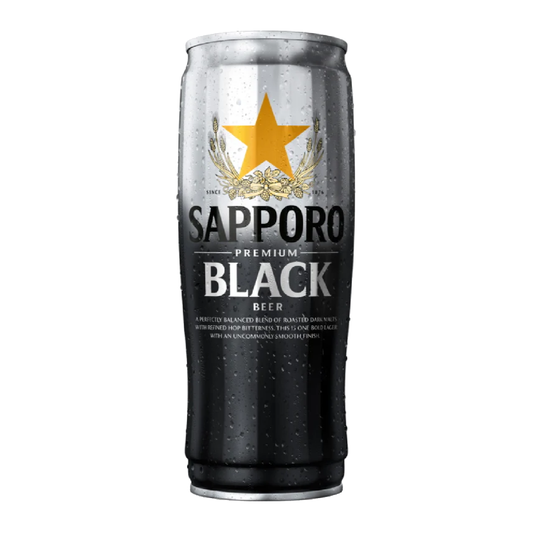 Sapporo Premium Black Beer 5.0% 650mL Can (New-TLT) (Due Soon)