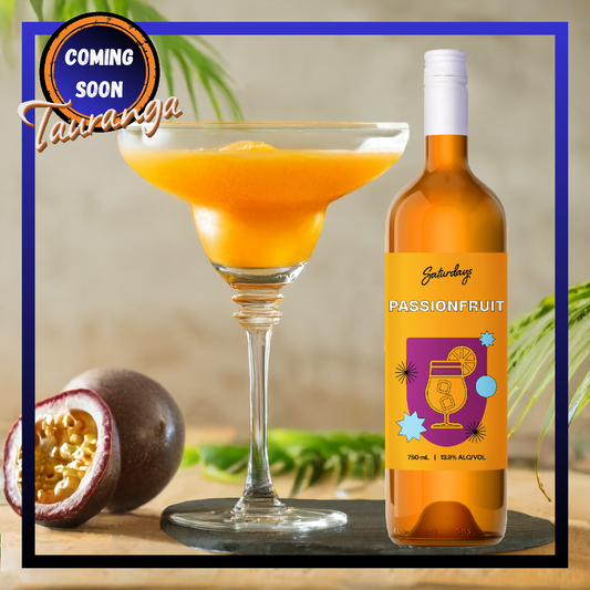 .  Saturdays Passionfruit Liqueur 750mL (New) (Due second Week October)