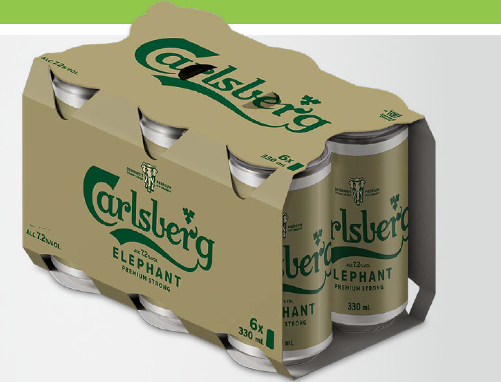 Carlsberg Elephant Beer 7.2% 6 Pack 330ml Cans - Thirsty Liquor Tauranga