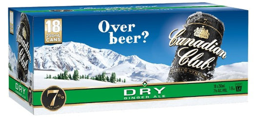 Canadian Club & Dry 7% 18 Pack 250ml Cans - Thirsty Liquor Tauranga