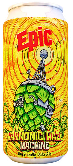 Epic Harmonic Haze Machine Hazy IPA 6% 440mL Cans (Single)