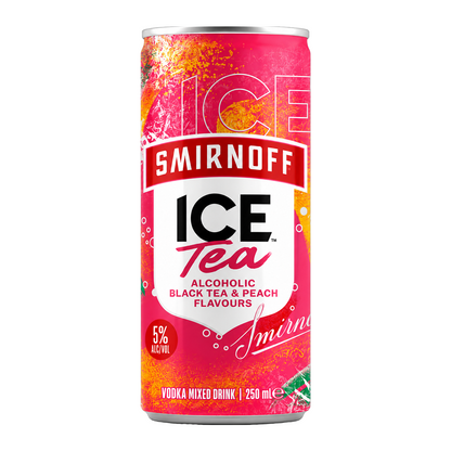 .  Smirnoff 5% Ice Peach Tea 12 Pack 250mL Cans (New) (Due End September)
