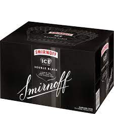 Smirnoff Ice Double Black Ice 7% 12 Pack 250ml Cans - Thirsty Liquor Tauranga