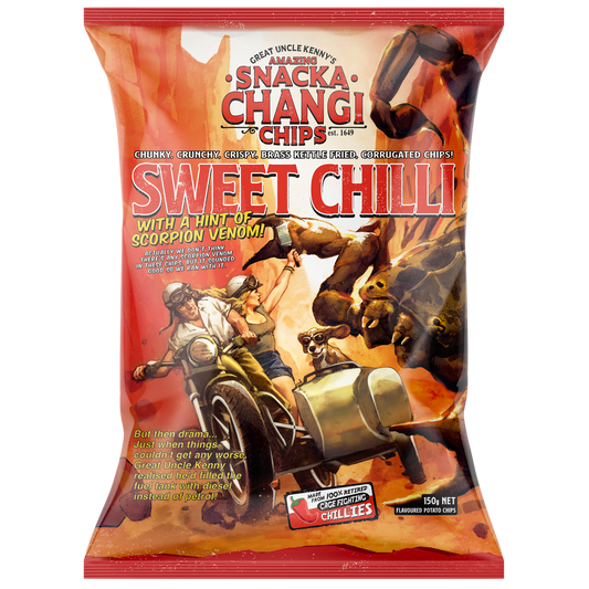 SnackaChangi Sweet Chilli Chips 150g