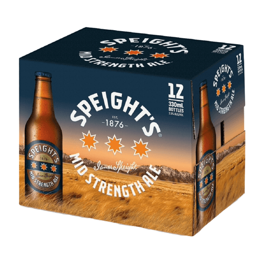 Speights Mid Ale 2.5% 12 Pack 330ml Bottles