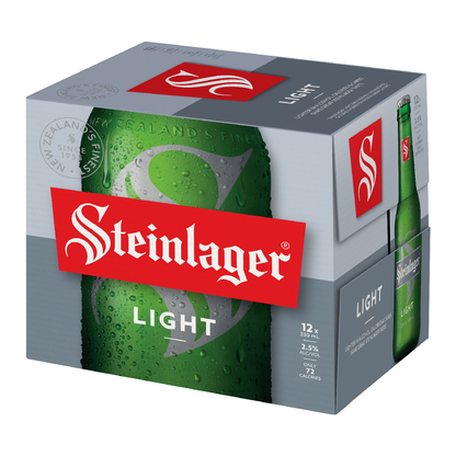 Steinlager Light Bottles 12x330mL