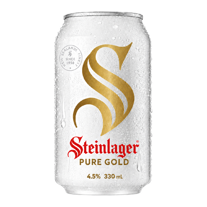 .  Steinlager Pure Gold 6 Pack 330mL Cans (New) (Due End September)
