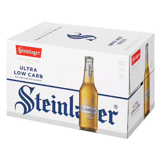 Steinlager Ultra Low Carb 24 Pack 330ml Bottles