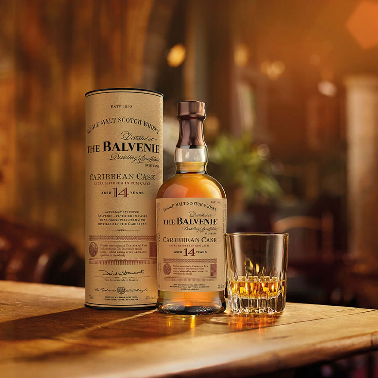 Balvenie 14 Year Old Caribbean Cask 43% 700mL (EOL) - Thirsty Liquor Tauranga
