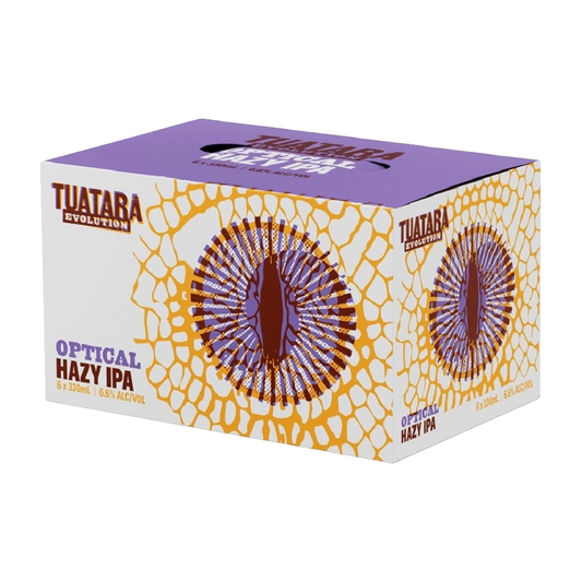 Tuatara Optical Hazy IPA 6.6% 6 Pack 330ml Cans