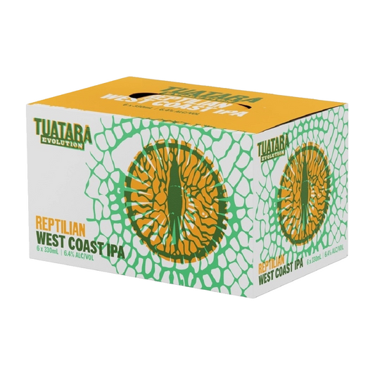 Tuatara Reptilian West Coast IPA 6.4% 6 Pack 330ml Cans