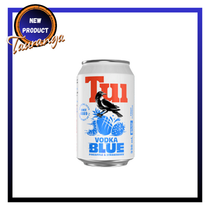 Tui Vodka Blue Low Sugar 10 Pack 330mL Cans (New)