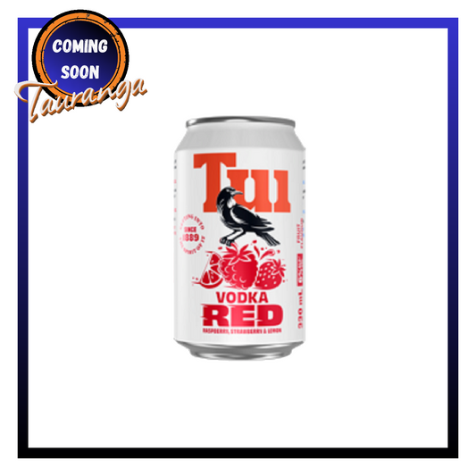 .  Tui Vodka Red 10 Pack 330mL Cans (New) (Due Second Week October)