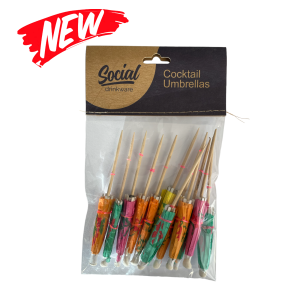 Cocktail Umbrellas 10 Pack 1234