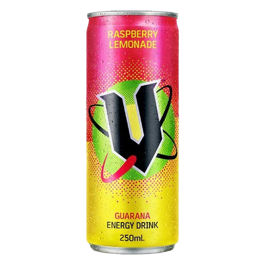 V Energy 250ml Raspberry Lemonade Can