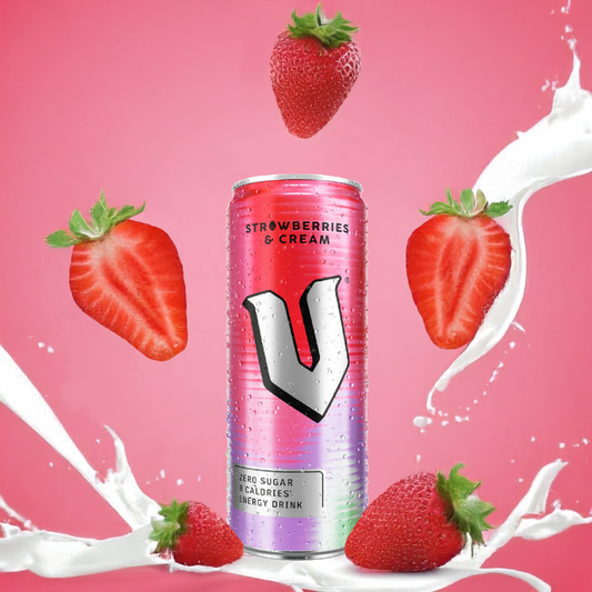 V Energy Strawberries & Cream 250mL Can