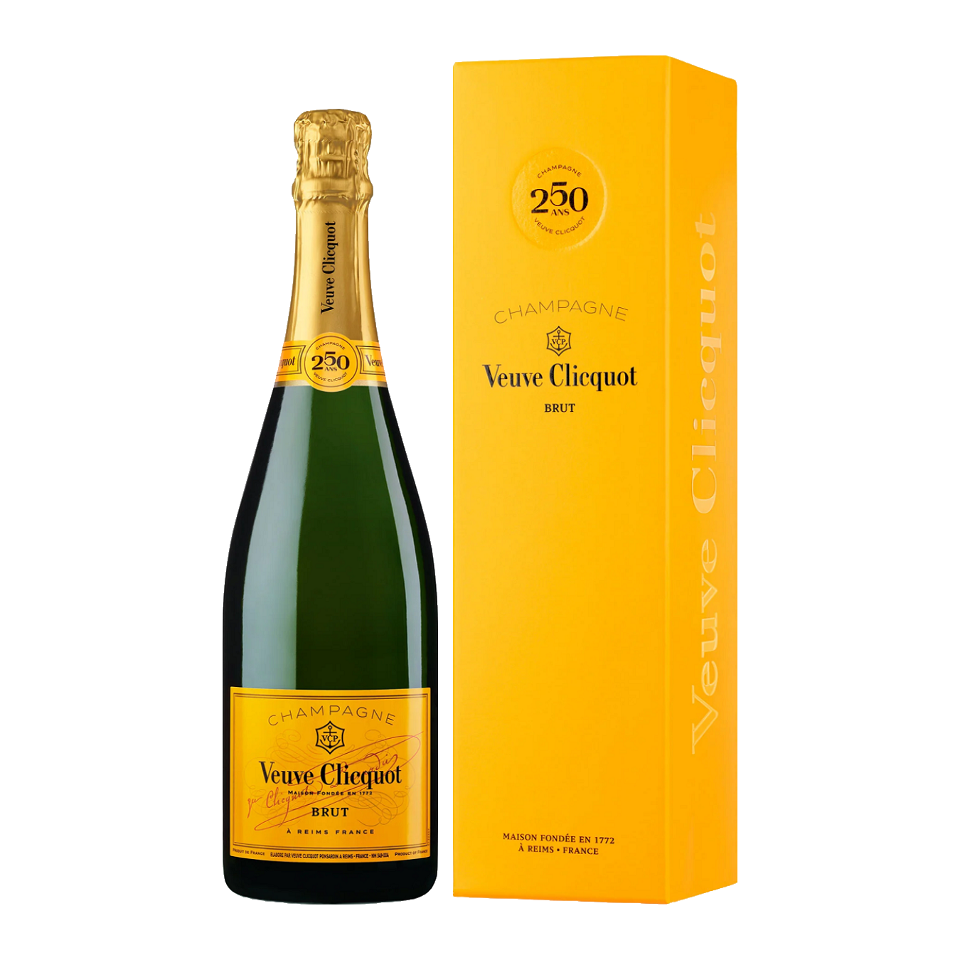 Veuve Clicquot Brut Yellow Label NV + Champagne Gift Box 750mL