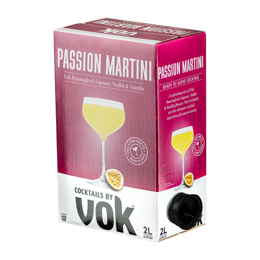 Vok Passion Martini 6% 2 Litre Cask (Managers Special)