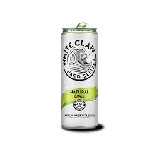 White Claw Hard Seltzer Natural Lime 4 Pack 355ml Cans (New)