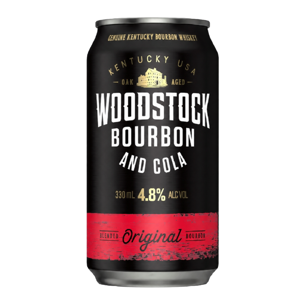 Woodstock 4.8% Bourbon & Cola 18 Pack 330mL Cans (New)