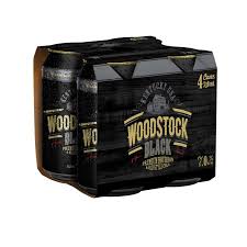 Woodstock Black Bourbon & Cola 7% 4 Year Old 4 Pack 330ml Cans