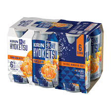 Kirin Hyoketsu Mandarin 6% 6 Pack 330mL Cans