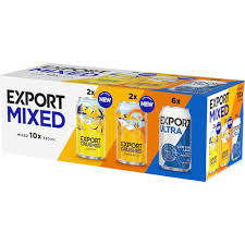 Export Mixed 10 Pack 330mL Cans (New)