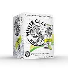 .White Claw Hard Seltzer Natural Lime 4 Pack 355ml Cans (New)