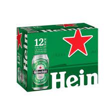 Heineken Lager 5% 12 Pack 330ml Cans - Thirsty Liquor Tauranga