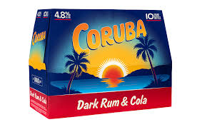 Coruba & Cola 5% 10 Pack 330mL Bottles   (HO-BS)