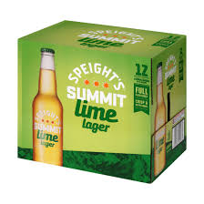 Speights Summit LIME Lager 12 Pack 330mL Bottles (Wednesday)