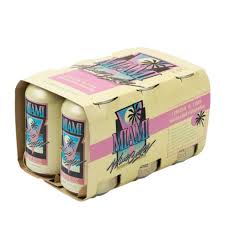 Miami Wine Cooler Lemon & Lime 5% 6 Pack 330mL Cans