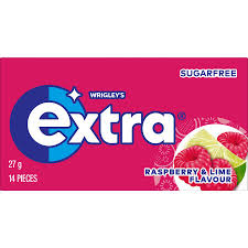 Wrigleys Extra Raspberry & Lime 27g  (EOL)