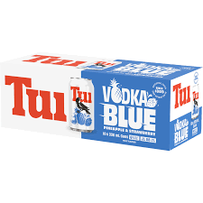 Tui Vodka Blue Low Sugar 10 Pack 330mL Cans (New)