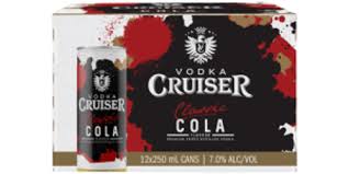 Cruiser Vodka 7% Classic Cola 12 Pack 250mL Cans (New)
