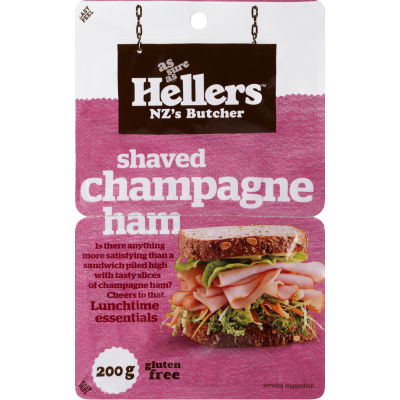 Hellers Champagne Ham 200g (INSTORE ONLY)