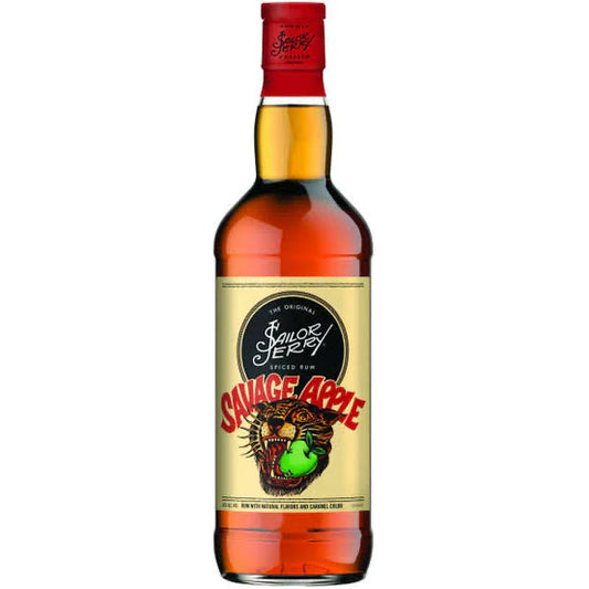 Sailor Jerry Savage Apple Rum 700ml - Thirsty Liquor Tauranga