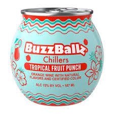 . 1 BuzzBallz 15% Tropical Punch 187mL (New)