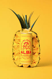 Alba Sparkling Charred Pineapple Margarita 10 Pack 250mL Cans (New)