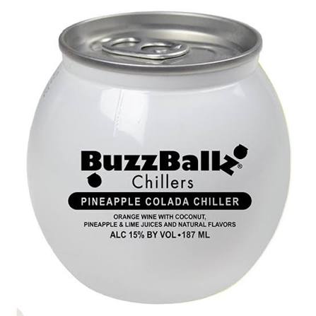 BuzzBallz Chillers 15% Pineapple Colada 187mL (New)