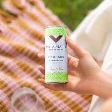 Villa Maria Private Bin Pinot Gris 250mL Cans (1x Single Can) (New)