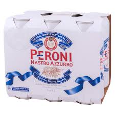 Peroni Nastro Azzurro 5% 6 Pack 500mL Cans - Thirsty Liquor Tauranga