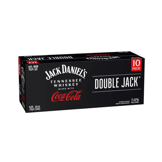 .  Jack Daniels Double Jack & Coke 7% 10 Pack 330mL Cans (TLT-New) (S-OOS) (HO-BS) Hybrid