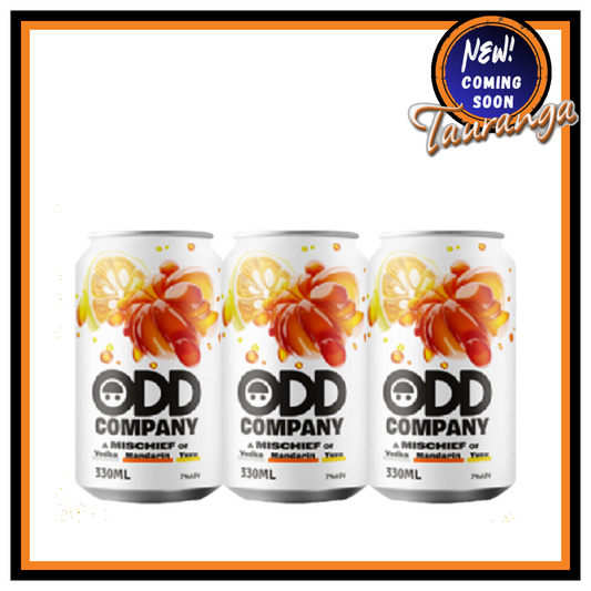 . Odd Company Mandarin & Yuzu 10 Pack 330mL Cans (New) (Due Early October)