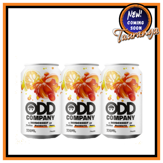 . Odd Company Mandarin & Yuzu 10 Pack 330mL Cans (New) (Due Early October)