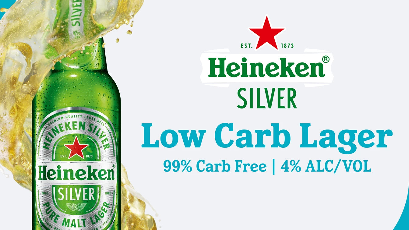 Heineken Silver Low Carb 24 Pack 330ml Bottles - Thirsty Liquor Tauranga