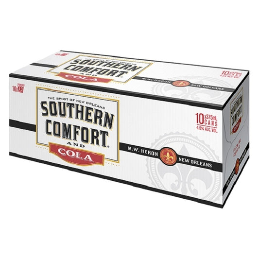 Southern Comfort & Cola 10 Pack 375ml Cans - Thirsty Liquor Tauranga
