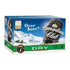 Canadian Club Premium & Dry Zero 7% 12 Pack 250ml Cans - Thirsty Liquor Tauranga