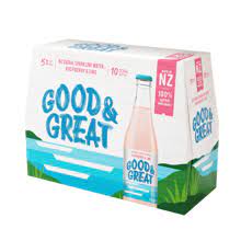 Good & Great Vodka Raspberry & Lime 10 Pack 330ml Bottles - Thirsty Liquor Tauranga