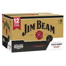 Jim Beam Gold Zero Sugar 7% 12 Pack 250ml Cans - Thirsty Liquor Tauranga